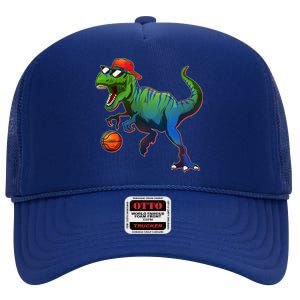 B-Ball T-Rex High Crown Mesh Back Trucker Hat