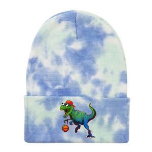 B-Ball T-Rex Tie Dye 12in Knit Beanie