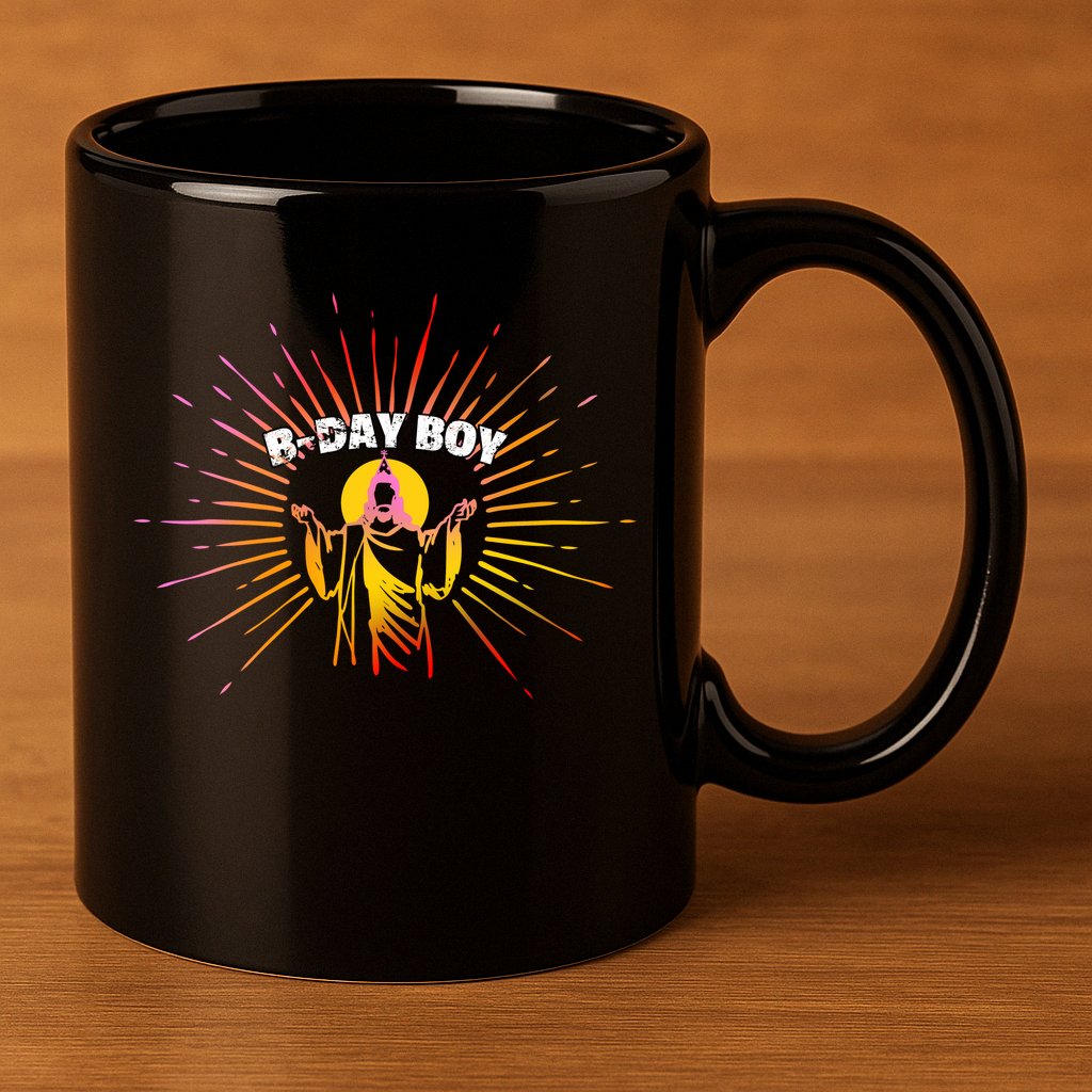 B-Day Boy Jesus Birthday 11oz C Handle Ceramic Mug