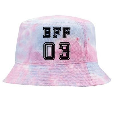 Bff 03 Bff For 2 Best Friend Matching Bff For 4 Bff For 3 Tie-Dyed Bucket Hat