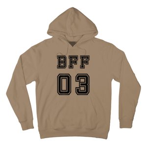 Bff 03 Bff For 2 Best Friend Matching Bff For 4 Bff For 3 Hoodie