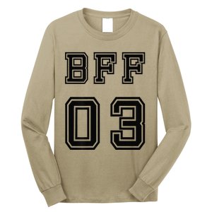 Bff 03 Bff For 2 Best Friend Matching Bff For 4 Bff For 3 Long Sleeve Shirt