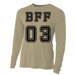 Bff 03 Bff For 2 Best Friend Matching Bff For 4 Bff For 3 Cooling Performance Long Sleeve Crew