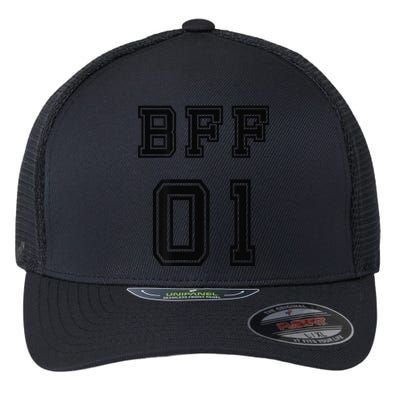 Bff 01 Bff For 2 Best Friend Matching Bff For 4 Bff For 3 Flexfit Unipanel Trucker Cap