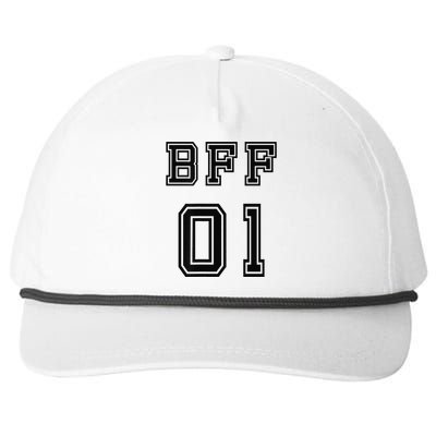 Bff 01 Bff For 2 Best Friend Matching Bff For 4 Bff For 3 Snapback Five-Panel Rope Hat