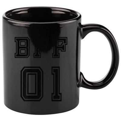 Bff 01 Bff For 2 Best Friend Matching Bff For 4 Bff For 3 11oz C Handle Ceramic Mug