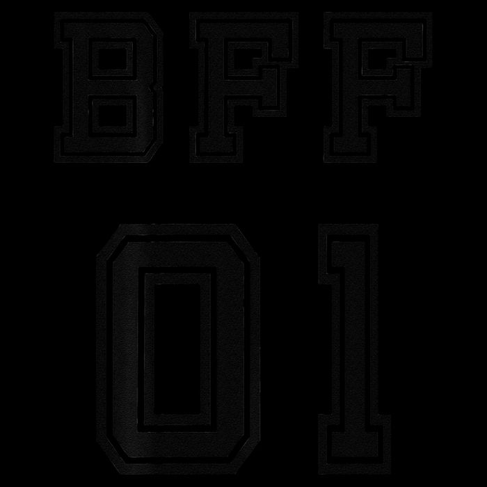 Bff 01 Bff For 2 Best Friend Matching Bff For 4 Bff For 3 Drawstring Bag