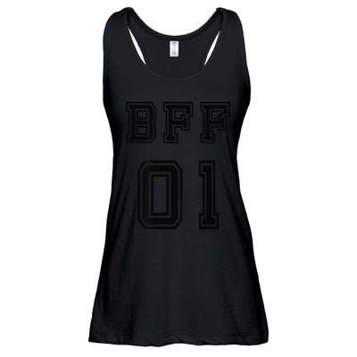 Bff 01 Bff For 2 Best Friend Matching Bff For 4 Bff For 3 Ladies Essential Flowy Tank