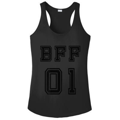 Bff 01 Bff For 2 Best Friend Matching Bff For 4 Bff For 3 Ladies PosiCharge Competitor Racerback Tank