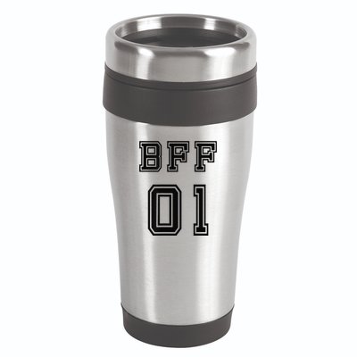 Bff 01 Bff For 2 Best Friend Matching Bff For 4 Bff For 3 16oz Travel Tumbler