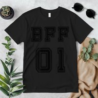 Bff 01 Bff For 2 Best Friend Matching Bff For 4 Bff For 3 Premium T-Shirt
