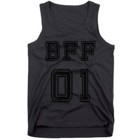Bff 01 Bff For 2 Best Friend Matching Bff For 4 Bff For 3 Tank Top