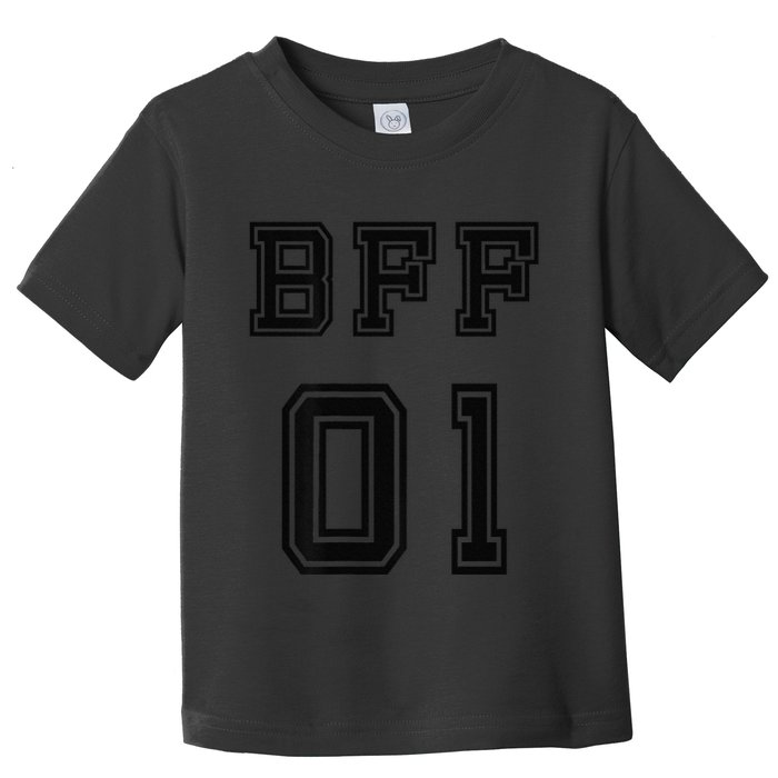 Bff 01 Bff For 2 Best Friend Matching Bff For 4 Bff For 3 Toddler T-Shirt