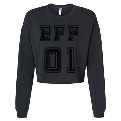 Bff 01 Bff For 2 Best Friend Matching Bff For 4 Bff For 3 Cropped Pullover Crew