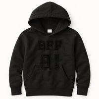 Bff 01 Bff For 2 Best Friend Matching Bff For 4 Bff For 3 Kids Hoodie
