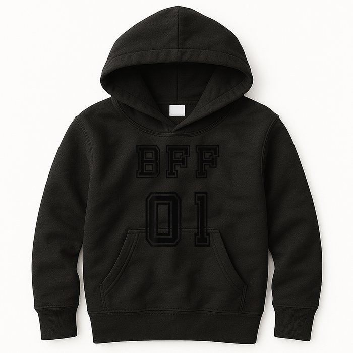 Bff 01 Bff For 2 Best Friend Matching Bff For 4 Bff For 3 Kids Hoodie