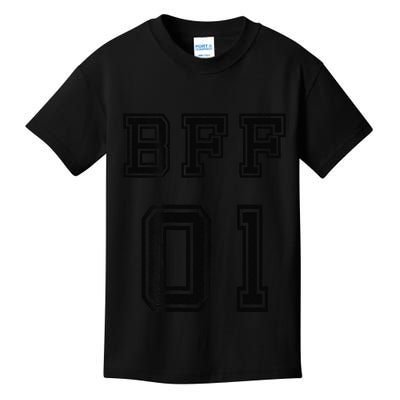 Bff 01 Bff For 2 Best Friend Matching Bff For 4 Bff For 3 Kids T-Shirt