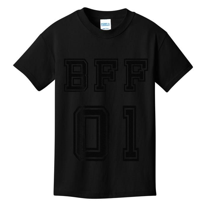 Bff 01 Bff For 2 Best Friend Matching Bff For 4 Bff For 3 Kids T-Shirt