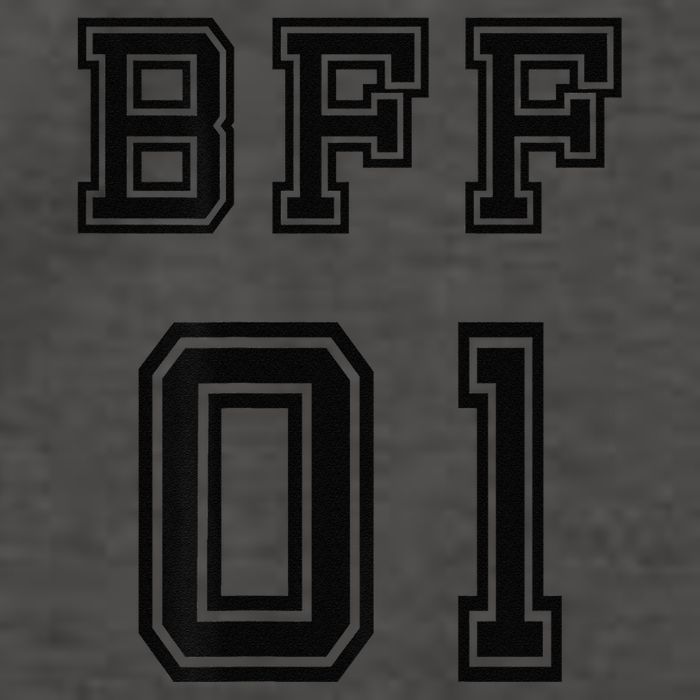 Bff 01 Bff For 2 Best Friend Matching Bff For 4 Bff For 3 Vector Backpack