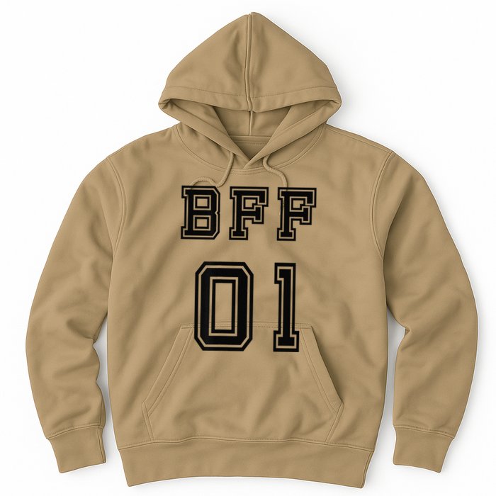 Bff 01 Bff For 2 Best Friend Matching Bff For 4 Bff For 3 Hoodie