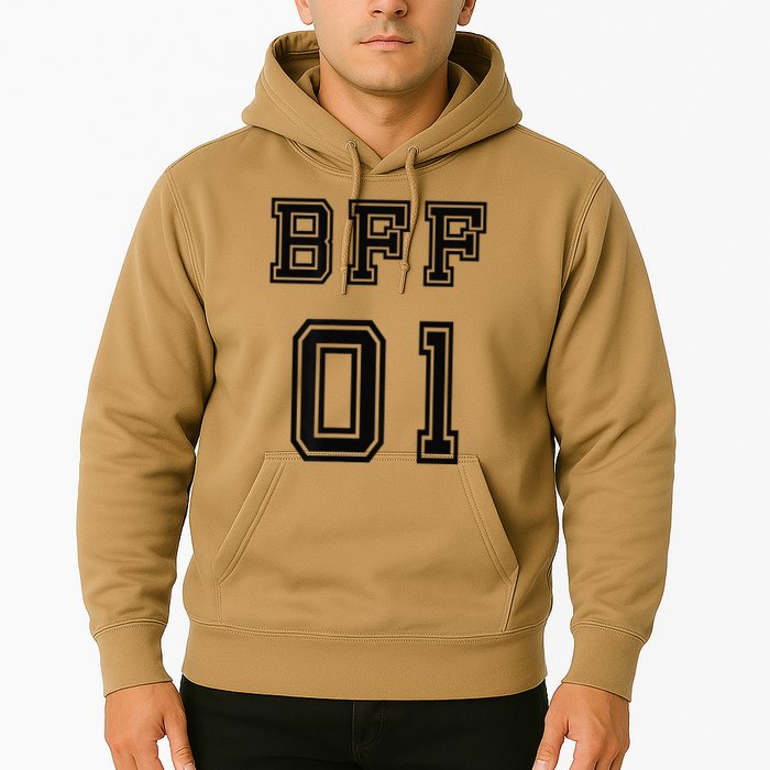 Bff 01 Bff For 2 Best Friend Matching Bff For 4 Bff For 3 Hoodie
