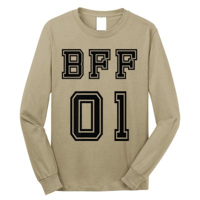 Bff 01 Bff For 2 Best Friend Matching Bff For 4 Bff For 3 Long Sleeve Shirt