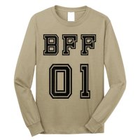 Bff 01 Bff For 2 Best Friend Matching Bff For 4 Bff For 3 Long Sleeve Shirt