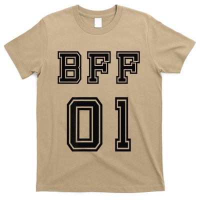 Bff 01 Bff For 2 Best Friend Matching Bff For 4 Bff For 3 T-Shirt