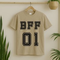 Bff 01 Bff For 2 Best Friend Matching Bff For 4 Bff For 3 T-Shirt