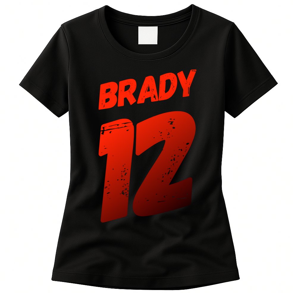 Brady 12 Womens T-Shirt