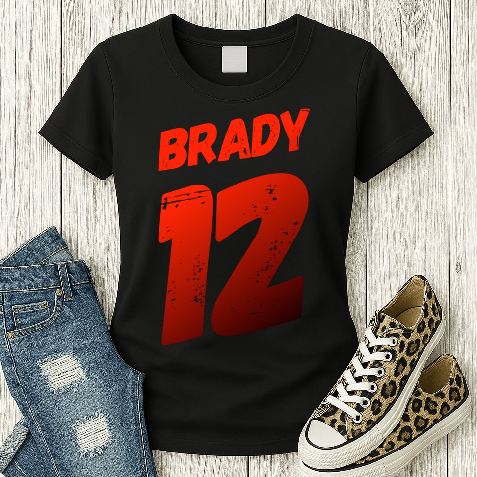 Brady 12 Womens T-Shirt