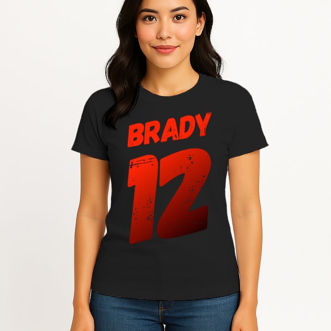 Brady 12 Womens T-Shirt