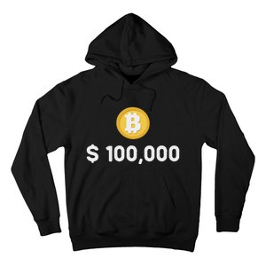 Bitcoin 100000 $ Bitcoin 100k Bitcoin Hodler And Holder Hoodie