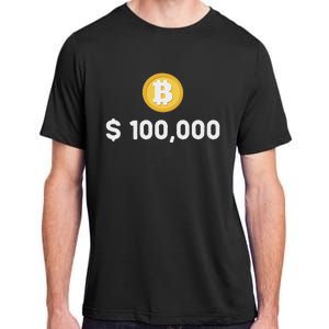 Bitcoin 100000 $ Bitcoin 100k Bitcoin Hodler And Holder Adult ChromaSoft Performance T-Shirt