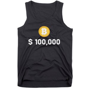 Bitcoin 100000 $ Bitcoin 100k Bitcoin Hodler And Holder Tank Top