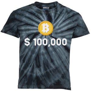 Bitcoin 100000 $ Bitcoin 100k Bitcoin Hodler And Holder Kids Tie-Dye T-Shirt