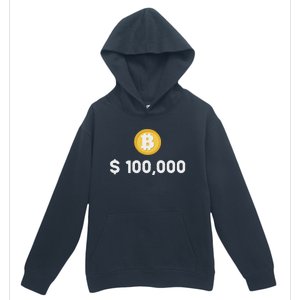 Bitcoin 100000 $ Bitcoin 100k Bitcoin Hodler And Holder Urban Pullover Hoodie