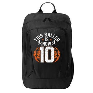 Basketball 10th Birthday 10 Years Old Basketballer City Backpack