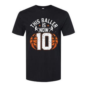 Basketball 10th Birthday 10 Years Old Basketballer Softstyle CVC T-Shirt