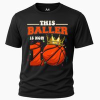 Basketball 10th Birthday Bball 10 Years Old Cooling Performance Crew T-Shirt