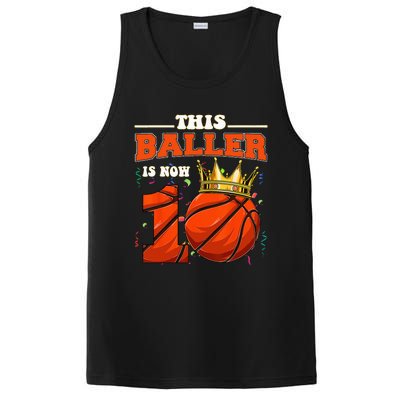 Basketball 10th Birthday Bball 10 Years Old PosiCharge Competitor Tank