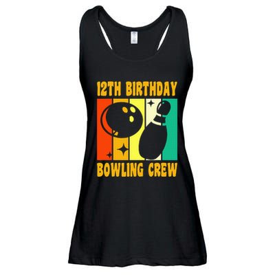 Bowling 12th Birthday Ladies Essential Flowy Tank