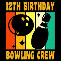 Bowling 12th Birthday Magnet
