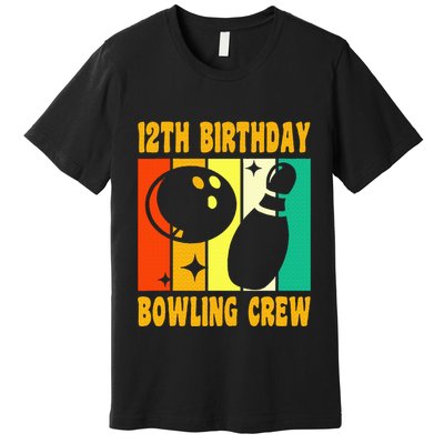 Bowling 12th Birthday Premium T-Shirt