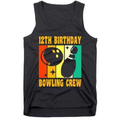 Bowling 12th Birthday Tank Top