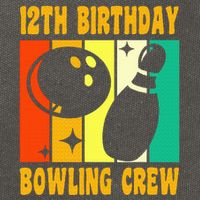 Bowling 12th Birthday Cotton Canvas Backpack