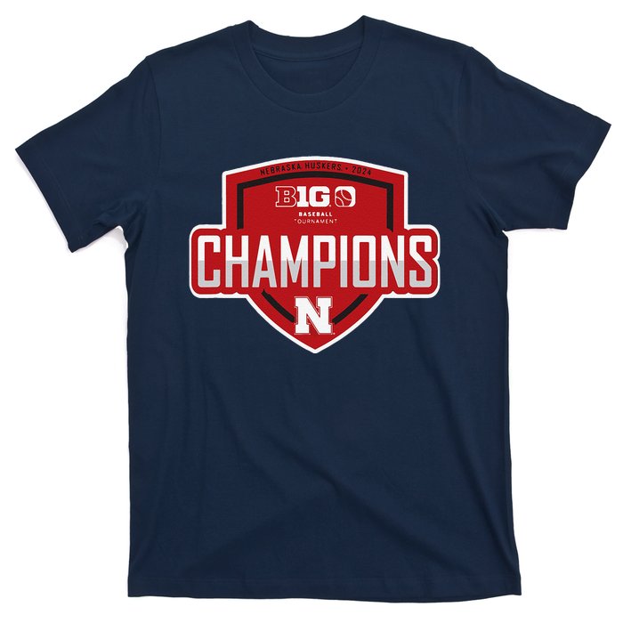 Big 10 Champs 2024 Baseball Locker Room T-Shirt