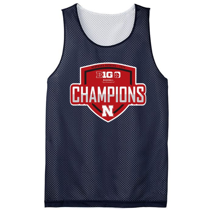 Big 10 Champs 2024 Baseball Locker Room Mesh Reversible Basketball Jersey Tank