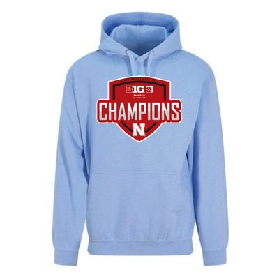 Big 10 Champs 2024 Baseball Locker Room Unisex Surf Hoodie