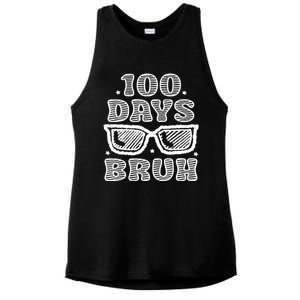 Bruh 100 Days Of School 100th Day Of School Sunglasses Ladies PosiCharge Tri-Blend Wicking Tank